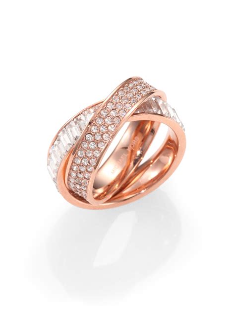 d ring gold michael kors|Michael Kors rose gold jewelry.